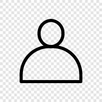 Profilfoto, Online Profil, Online Profilbild, Online Lebenslauf symbol