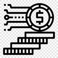 profit, income, earnings, net income icon svg