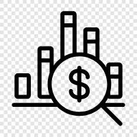 profitability ratios, return on investment, ROI, capitalization icon svg