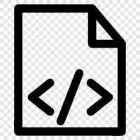 programming code, c++ code, code editor, source code icon svg