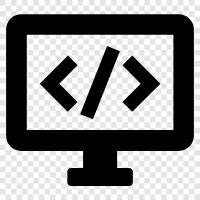 programming, coding, coding language, software icon svg