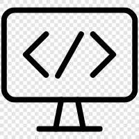 programming, development, algorithm, syntax icon svg