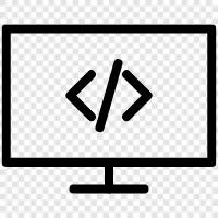 programming, c++, fortran, asm icon svg