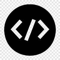 programming, syntax, language, compiler icon svg