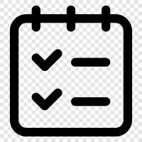 project management, goal setting, to do list, productivity icon svg