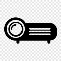 projector, home theater projector, digital projector, portable projector icon svg