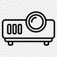 projector screen, projector lamp, projector sales, projector rental icon svg