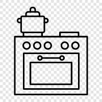 propane cooking stove, wood burning stove, stove, kitchen stove icon svg