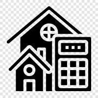 properties, rentals, house, apartments icon svg