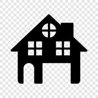 Properties, Rent, House, Apartment icon svg