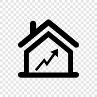 properties, apartments, houses, condos icon svg