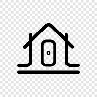 Properties, Houses, Apartments, Rentals icon svg