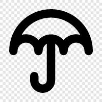 Schutz, Regen, Abdeckung, Schild symbol