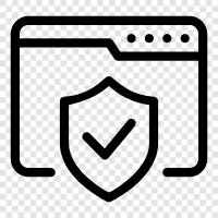 protection, malware, spyware, computer security icon svg