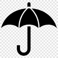 Protection, Rain, Cover, Sun icon svg