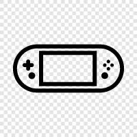 PS vita, handheld, handheld console, Sony icon svg