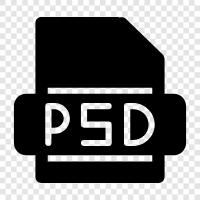 PSD files, Photoshop, Adobe Photoshop, PSD icon svg