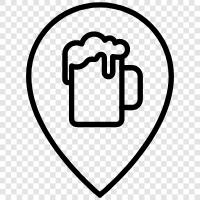 pub address, pub location map, pub near me, pub in my area icon svg