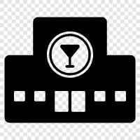 Kneipe, Taverne, Liquorgeschäft, Barkeeper symbol