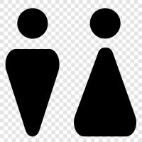 public restroom, lavatories, toilets, urinals icon svg