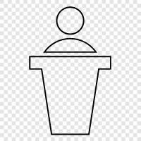 public speaker, keynote speaker, public speaking, orator icon svg