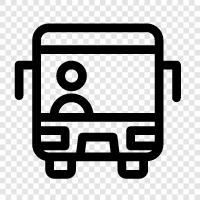 public transport, bus stop, bus route, bus stop near me icon svg