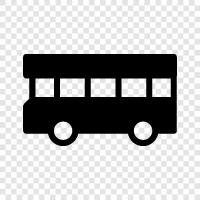 public transportation, buses, transportation, commuting icon svg