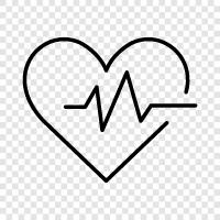 pulse, blood pressure, blood, heart health icon svg