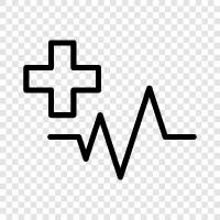 pulse, blood pressure, blood sugar, arterial pressure icon svg