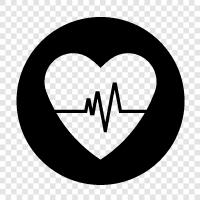 pulse, heart rate monitor, heart rate variability, heart rate variability monitor icon svg