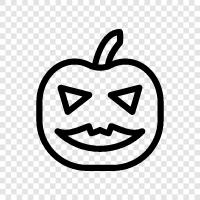 Pumpkin, Ghost, Trick or Treat, Jack o Lantern icon svg