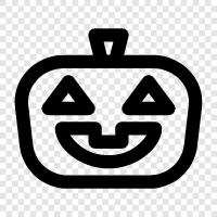 pumpkin, carving, carving with a knife, carving with a spoon icon svg