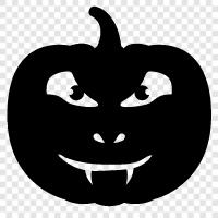 pumpkin, carving, Halloween, carved icon svg