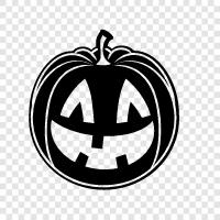 pumpkin, carving, Halloween, season icon svg