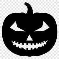 pumpkin, carving, Halloween, spooky icon svg