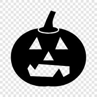 pumpkin, carving, decoration, Halloween icon svg