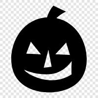 pumpkin, carving, Halloween, spooky icon svg