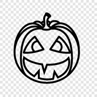 pumpkin, carving, decorating, pumpkin carving icon svg