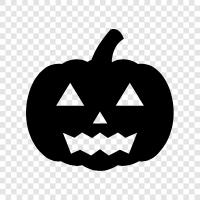 pumpkin, carving, spooky, fun icon svg