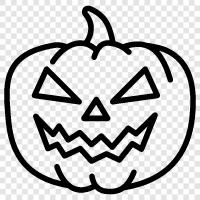 pumpkin, spooky, halloween, fall icon svg