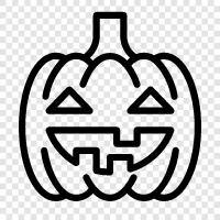 Kürbis schnitzen, Ideen schnitzen, Jack O'Lantern symbol