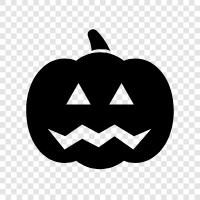 pumpkin, carving, Halloween, decoration icon svg