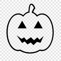 pumpkin, carving, Halloween, fall icon svg