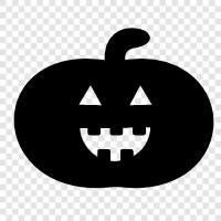 pumpkin, carving, fall, Halloween icon svg