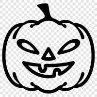 pumpkin, carving, jacko -lantern decorating, candles icon svg