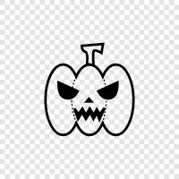 pumpkin spice, pumpkin pie, pumpkin carving, pumpkin seeds icon svg