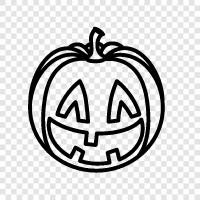 pumpkins, carving, pumpkin carving, jacko -lantern decoration icon svg