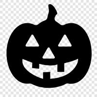 pumpkins, decoration, Halloween, fall Halloween icon svg