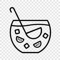 punch, bowl, drink, alcoholic icon svg