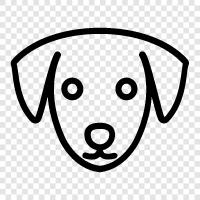 puppies, dog breeds, dog training, dog food icon svg